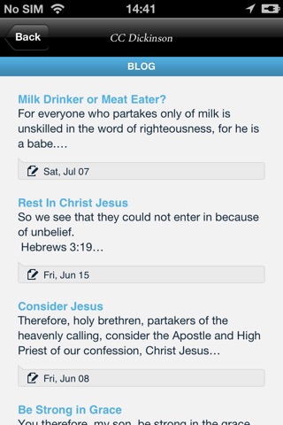 Calvary Chapel Dickinson app screenshot 3