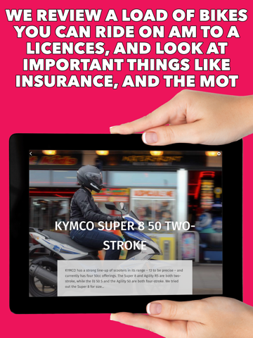 On Two Wheels – the complete guide to motorcycling iPad screenshot