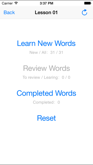 Screenshot #3 pour Minna No Japanese Words Lite