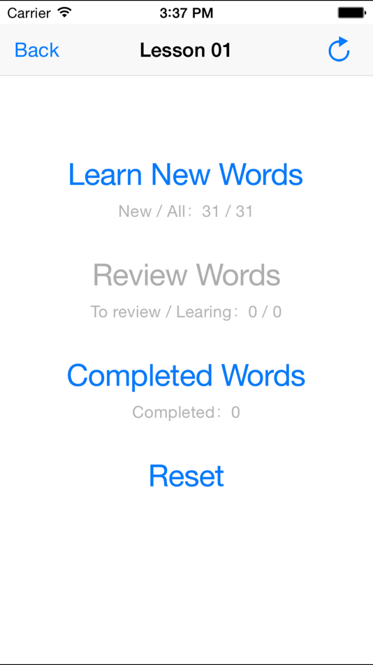#3. Minna No Japanese Words Lite (iOS) Bởi: Chen Litang