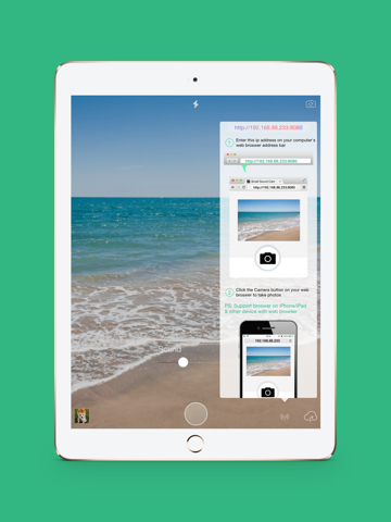 Screenshot #5 pour Stage Camera HD(StageCameraHD) - selfie recorder control by wifi webbrowser