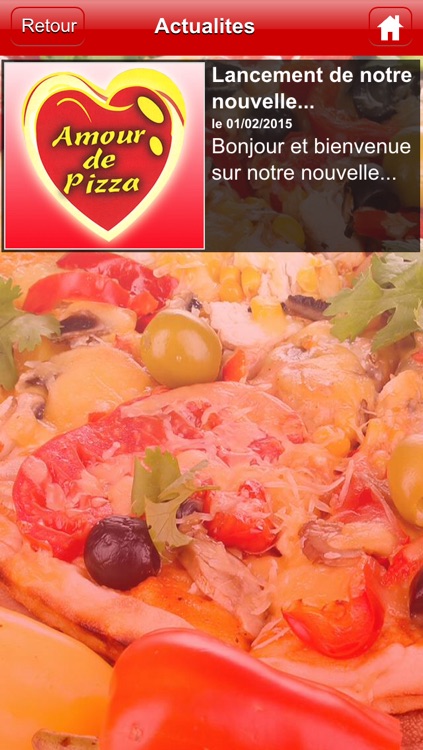 Amour de pizza