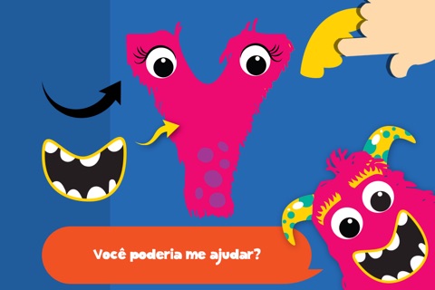 My first alphabet and letters monster puzzle Jigsaw Game for toddlers and preschoolers screenshot 3