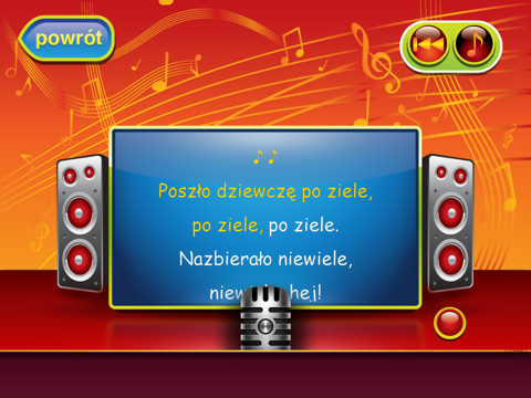 Śpiewanki 3 iPad screenshot 4 - Music app