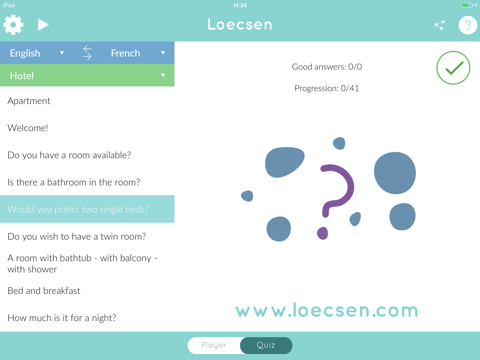 Loecsen - Audio travel phrasebook iPad screenshot 3 - Travel app