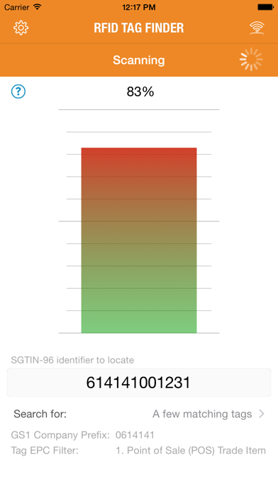 Screenshot #1 pour RFID Tag Finder