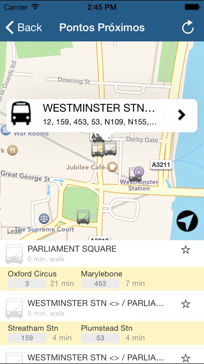 London City Due - Maps, Bus, Stops, Status, Tube, locations and mapper