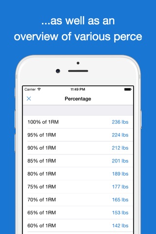 1RM Calculator - One Rep Max screenshot 4