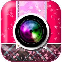 Cute Frame photo editor  plus sticker filters effects grid border stitch