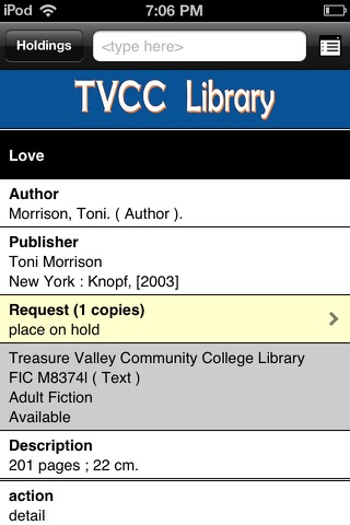 TVCC Library screenshot 3