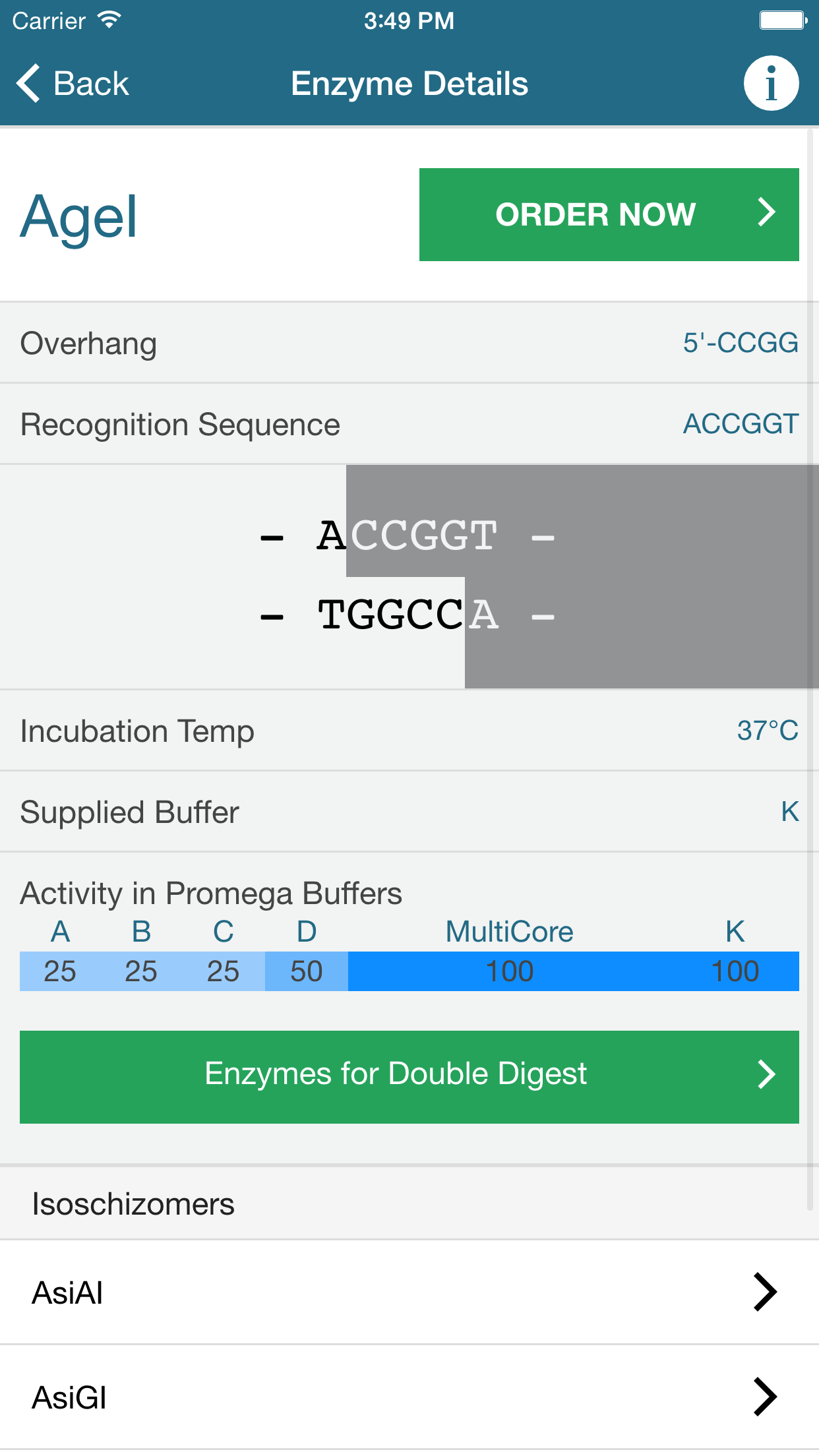 Restriction Enzyme Tool