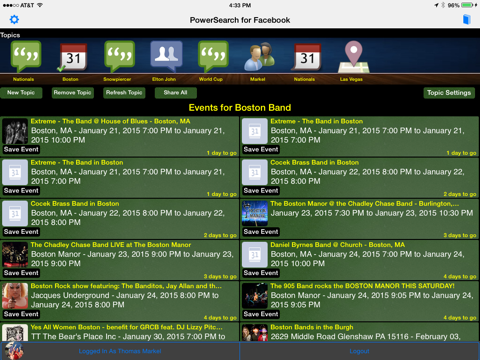Screenshot #6 pour PowerSearch for Facebook