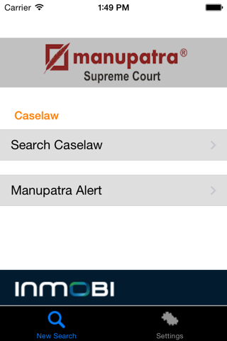 Manupatra Supreme Court screenshot 3