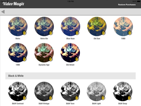 VideoMagix HD - Video Effects and Movie Editor iPad screenshot