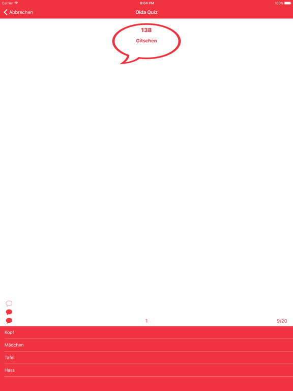 Screenshot #6 pour Oida Quiz - Das österreichische Mundart und Dialekt Quiz