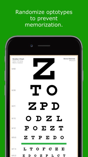 Iphone Eye Chart