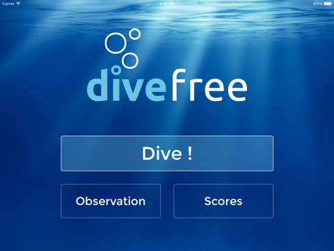 DiveFree iPad screenshot 4 - Sports app