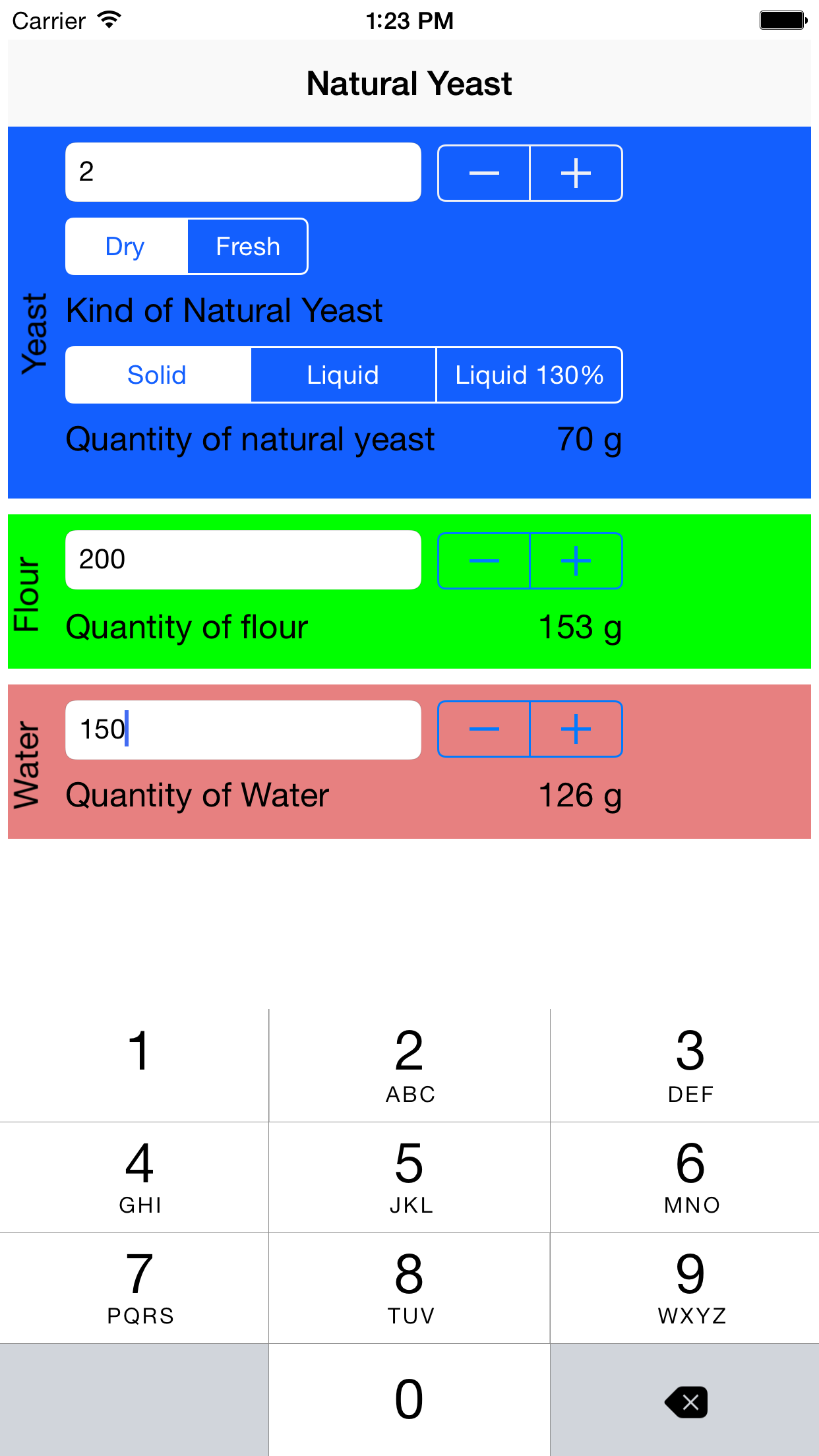 Yeast Calculator