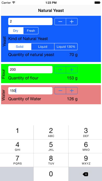 Screenshot #3 pour Yeast Calculator