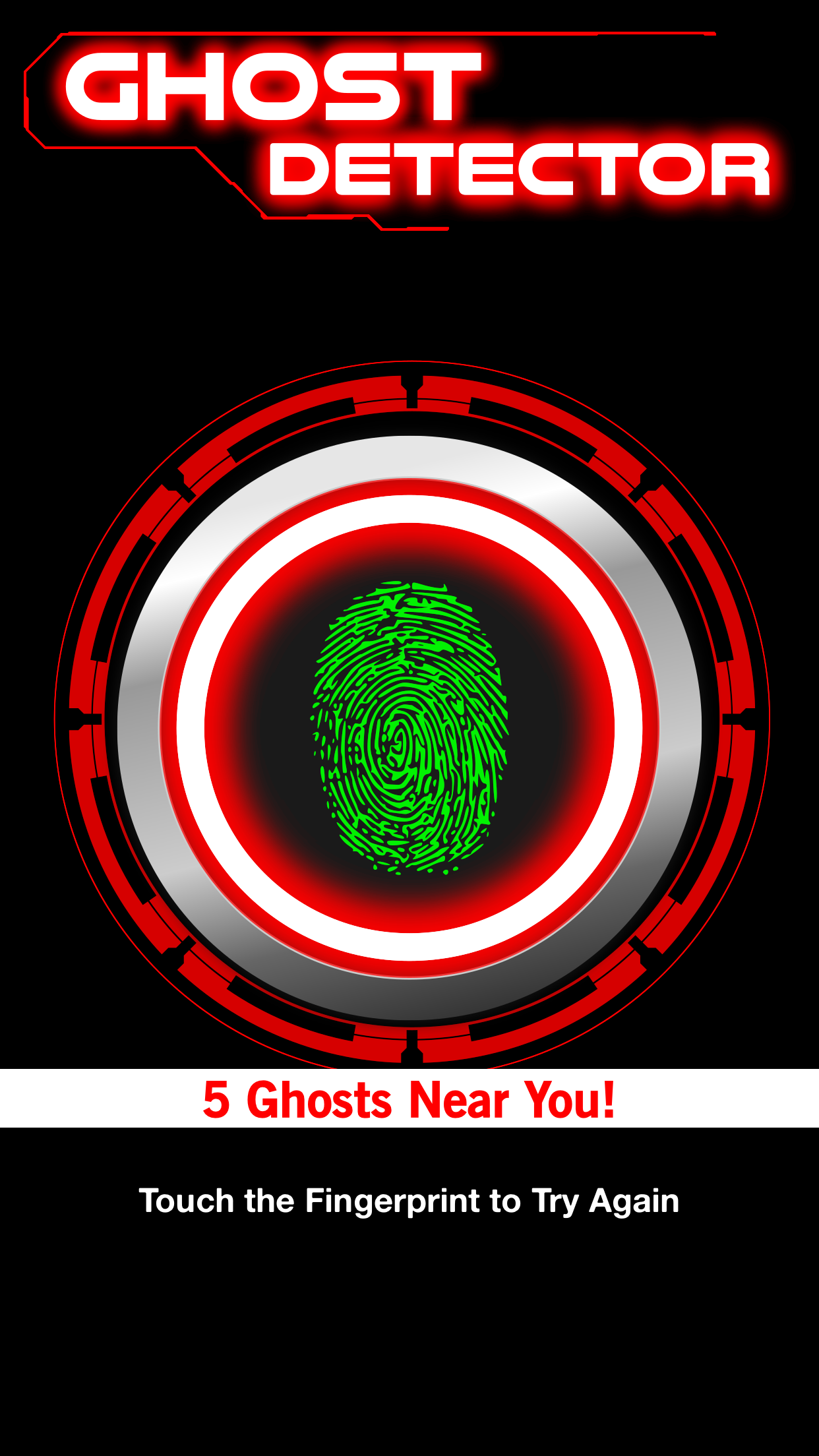 Ghost Detector - Ghost Finder Fingerprint Scanner screenshot 3