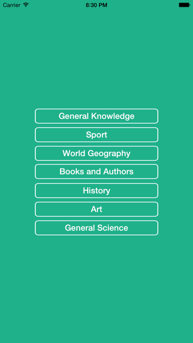 Screenshot #1 pour variety of quiz questions and puzzle