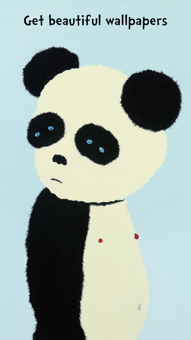 Screenshot 3 of Goodbye Panda - i love ikooki wallpapers - art piece in your pocket - Dvir Cohen-Kedar App