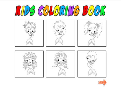 Screenshot #5 pour Enfants Coloriage sirène