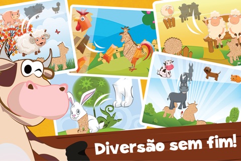 Petting farmland fun drag n drop jigsaw puzzle with lovable farm animals and matching in the barnyard screenshot 4