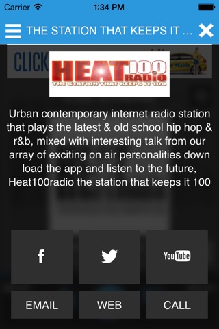 Heat 100 Radio screenshot 3