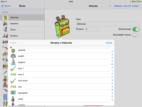 Klabosil for iPad screenshot 4