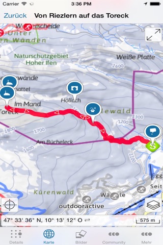 Skitour - outdooractive.com Themenapp screenshot 4