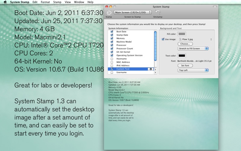 Screenshot #3 pour System Stamp