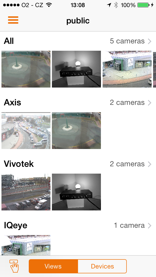 Screenshot #1 pour IPCorder Mobile