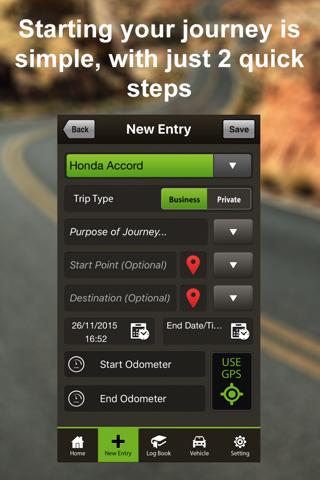 Vehicle Log Book GPS PRO screenshot 2