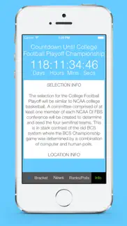 college football playoff iphone screenshot 4