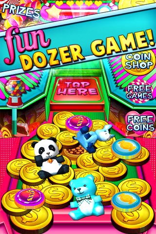 " A Coin Dozer Smash Fever Free - Best Carnival Game! screenshot 2