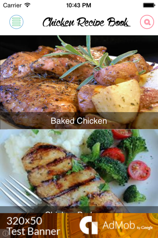 Chicken Recipes free screenshot 2