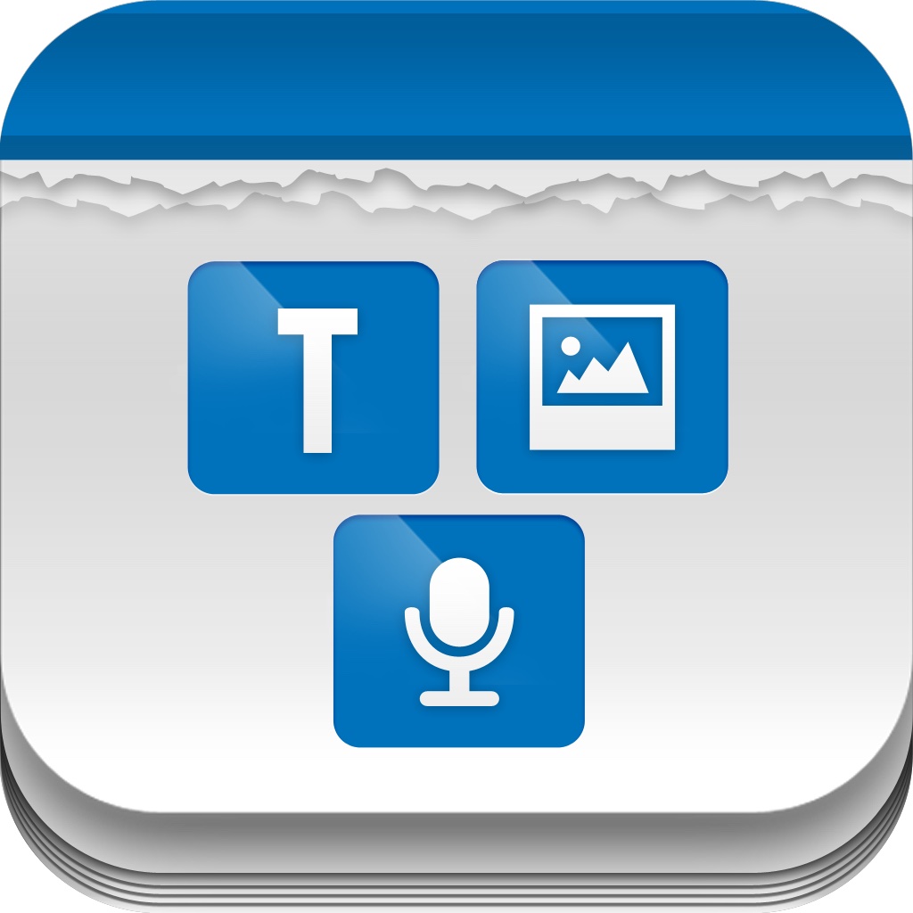 Tri Note - Text, Photo, Voice in one note icon