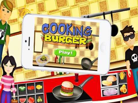 Screenshot #4 pour Cuisine Hamburger cool 2016: Faire des pizzas Jeux de sushi pour le plaisir