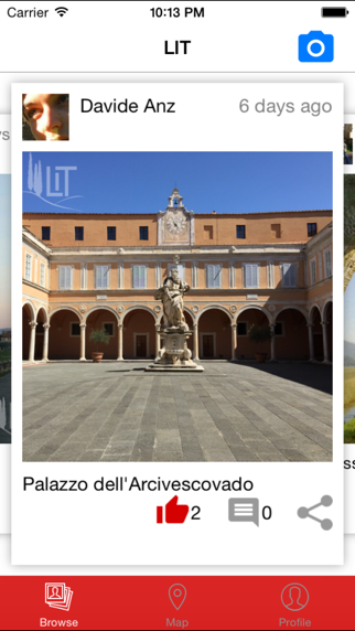 LIT - Life in Toscana app screenshot