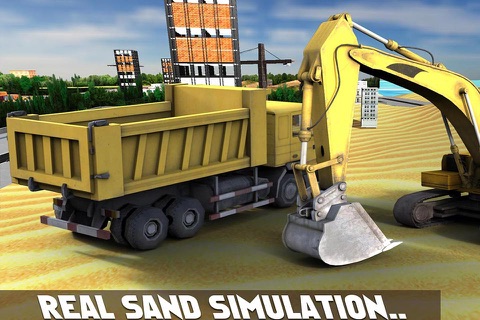 Sand Excavator Simulator 3D - Real trucker and construction simulation game screenshot 4