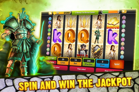 Wrath of Titans Slot Machine - An Ancient Greek Themed Exciting Casino Game! screenshot 2