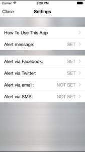 SEND HELP - SOS Panic Button screenshot #2 for iPhone