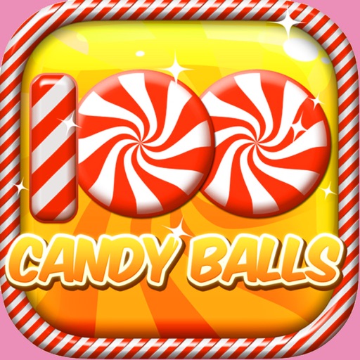 100 Candy Balls - A Tasty Catch Candy Game icon