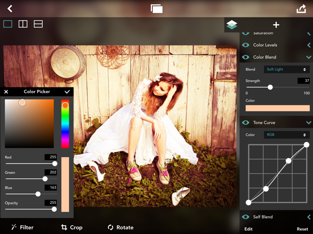 ‎FDesign - Design Your Own Photo Effects With Layers. Screenshot