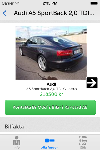 Br Odd´s Bilar i Karlstad AB screenshot 2