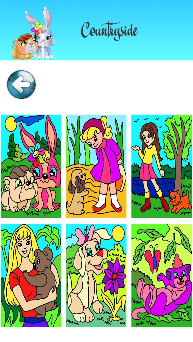 Royal Pets - Coloring Book for Kids with Littlest Animals Shop screenshot 3