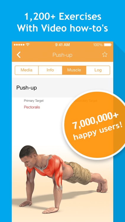All-in Fitness: 1200 Exercises, Workouts, Calorie Counter, BMI calculator by Sport.com