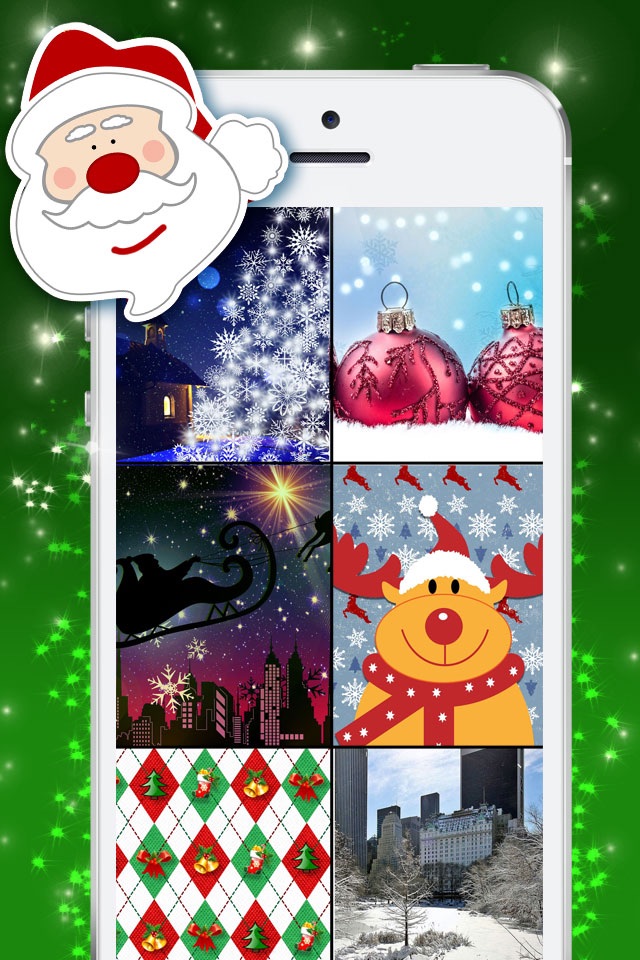 Christmas Backgrounds and Holiday Wallpapers - Festive Motifs screenshot 3