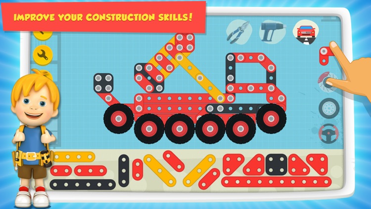 Car Maker Games: Fun Free Simulator Games for Kids Boys & Girls. Build, Make & Play Vehicles screenshot-4